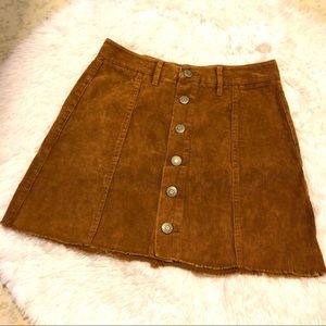 Aero Corduroy high rise skirt